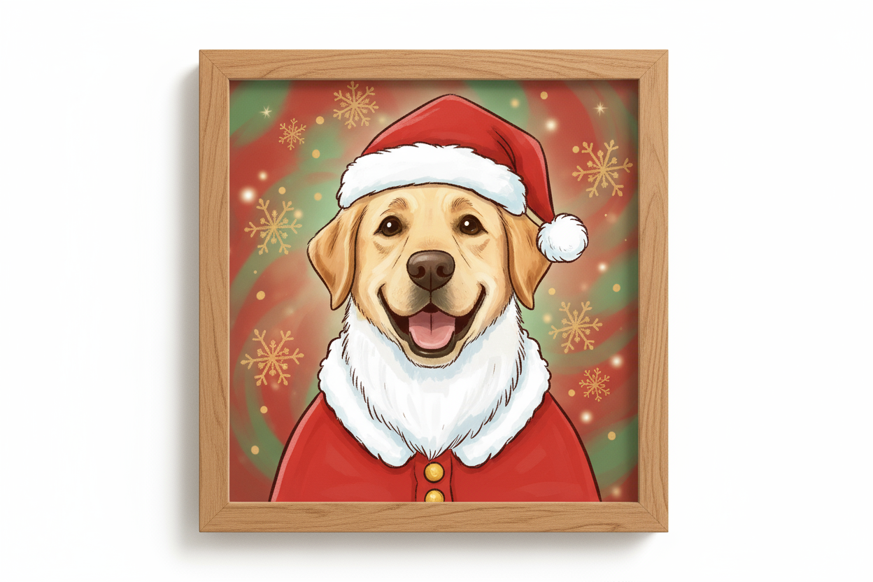 create in a square frame